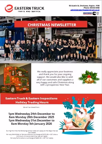 newsletter – Eastern Truck
