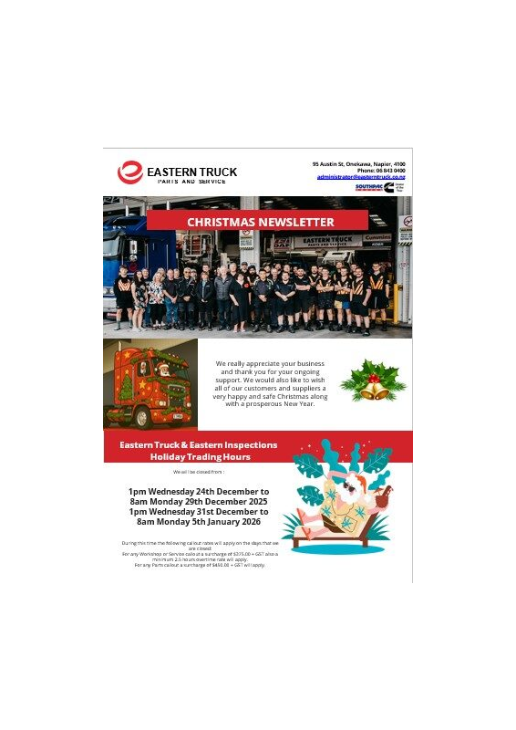 Xmas Newsletter 2025