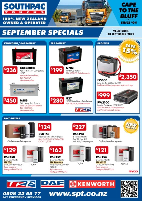 September Specials