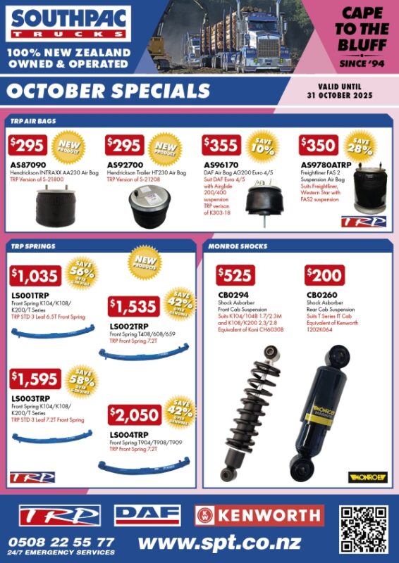 October Specials